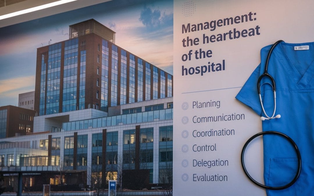 What is the role of management in a hospital?